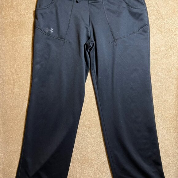 Under Armour Women Small Black Semi-Fitted‎ Heat Gear Catalyst Activewear Pant - Picture 4 of 10